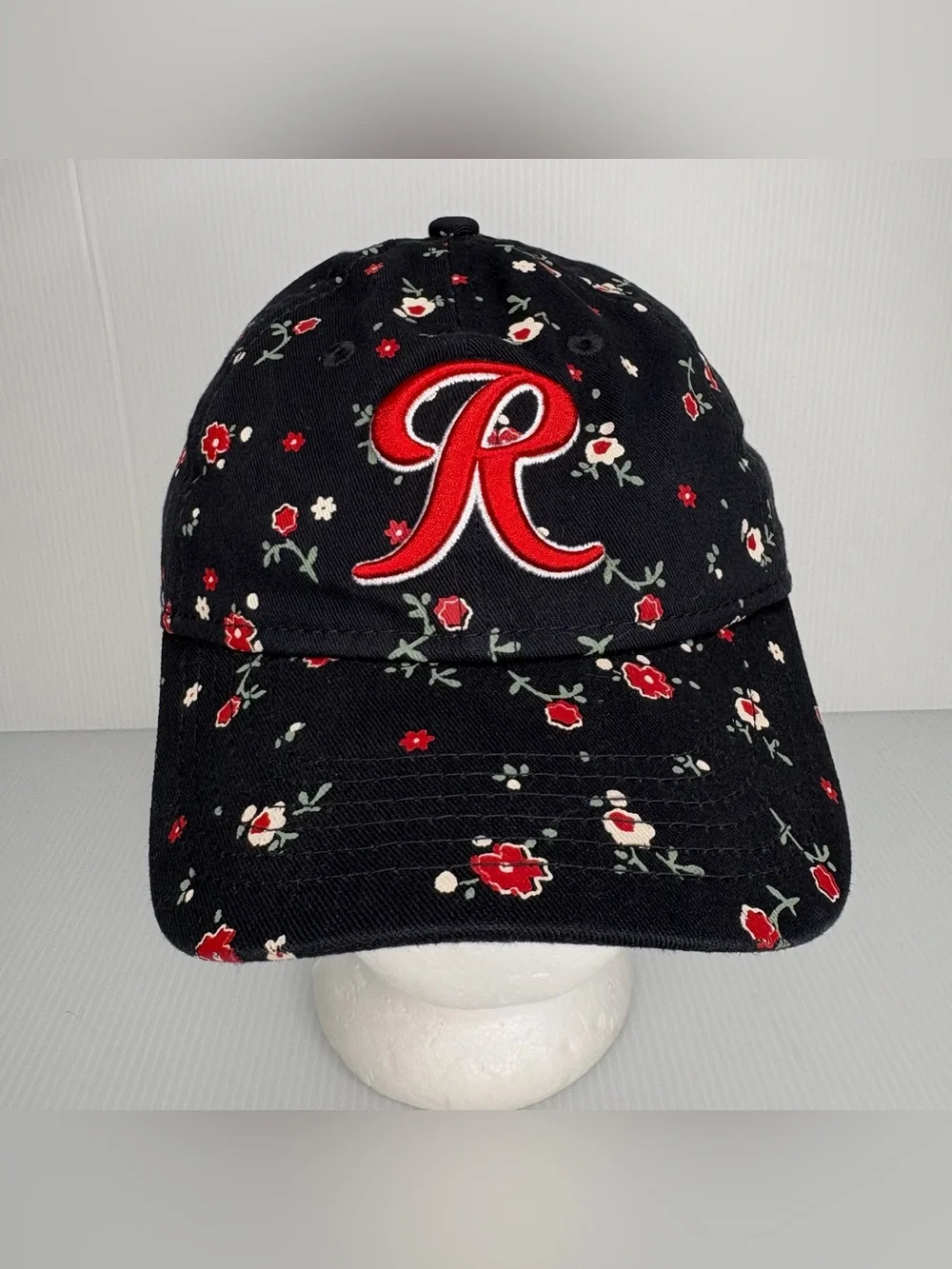 Tacoma Rainiers Baseball MiLB Youth Floral Navy Baseball Hat Casual Adjustable
